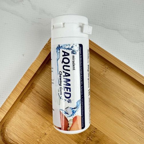 Жевательная резинка против сухости Miradent&reg; Aquamed (Германия) 30 шт НФ-00000288 фото