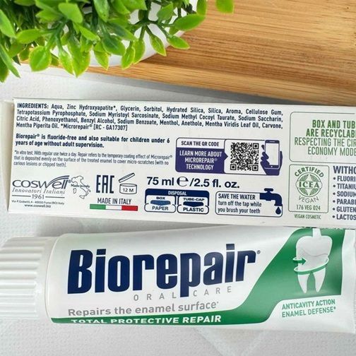 Зубна паста Biorepair Total Protective Repair Абсолютний захист та відновлення (Італія), 75 мл НФ-00000461 фото