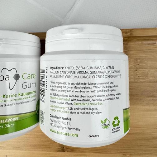 Жувальна гумка Apacare Apagum (Німеччина) 45 шт НФ-00000526 фото