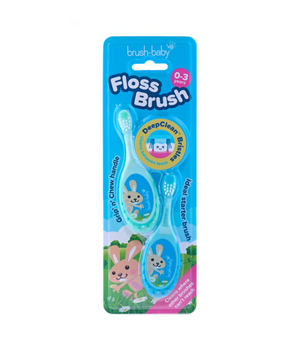 Набор детских зубных щеток Brush Baby Floss Brush (Ирландия), 0-3 года НФ-00000505 фото