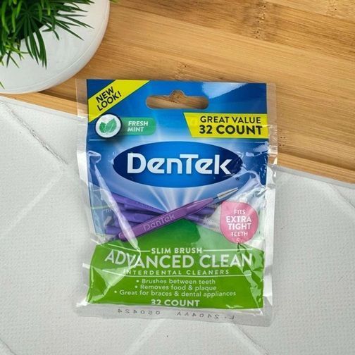 Міжзубні очищувачі DenTek Easy brush для надвузьких проміжків (США), 32 шт НФ-00000717 фото