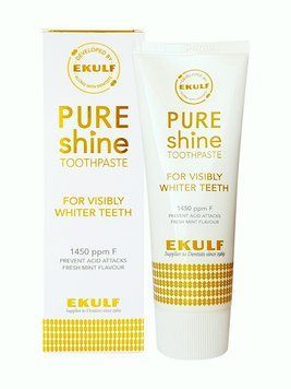 Зубная отбеливающая паста Ekulf Pure Shine (Швеция), 75мл НФ-00000881 фото