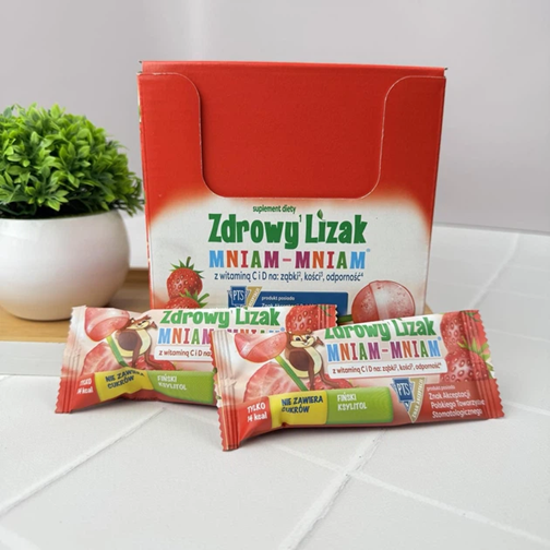 Льодяник з ксилітом Zdrowy Lizak Mniam Mniam (Польща) НФ-00000854 фото