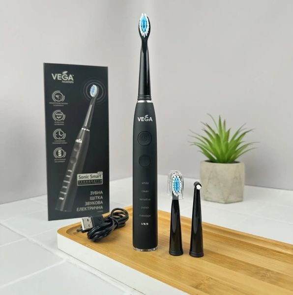 Електрична звукова зубна щітка на 5 режимів чищення Vega PRO VТ-800 (КНР) НФ-00000705 фото