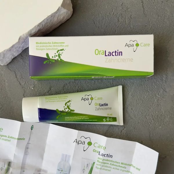 Зубная пре и постбиотическая паста Apacare OraLactin (Германия), 75 г НФ-00000427 фото