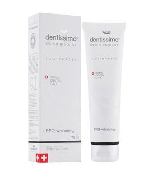 Зубная отбеливающая паста Dentissimo Pro Whitening (Италия), 75мл НФ-00000477 фото