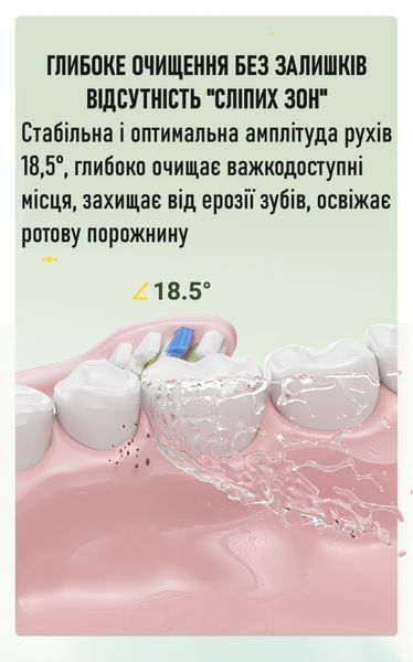 Електрична звукова зубна щітка Prooral Т09 (КНР) НФ-00000382 фото