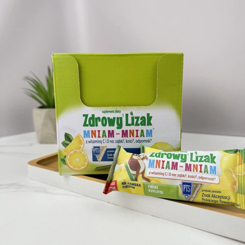Льодяник з ксилітом Zdrowy Lizak Mniam Mniam (Польща) НФ-00000856 фото
