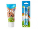 Акционный набор зубная паста Brush baby 0-3 года, 50мл + Детская зубная щетка Brush Baby First Brush 0-1 НФ-00000950 фото 1